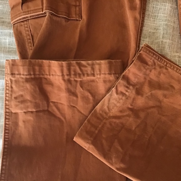 Pumpkin colored cargo pants - Picture 8 of 14